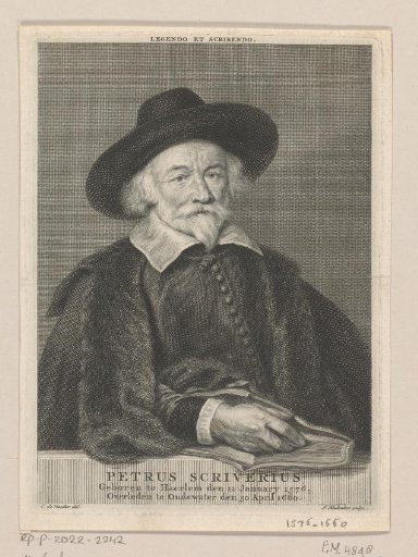 Portrait of Petrus Scriverius