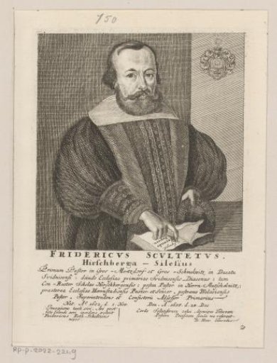 Portrait of Friedrich Scultetus