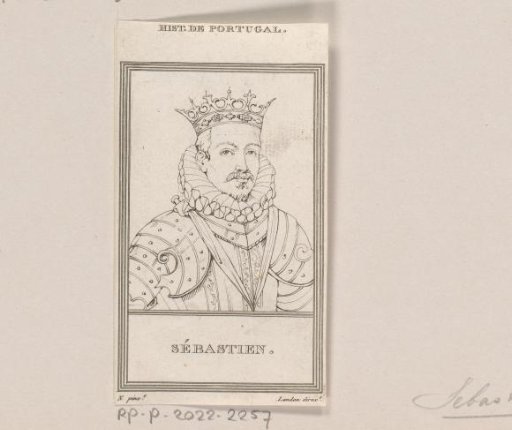 Portrait of Sebastian I of Portugal