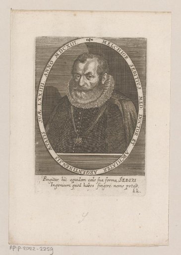 Portrait of Melchior Sebisch at the age of 74