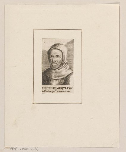 Portrait of Henricus Sedulius