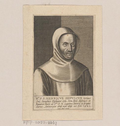 Portrait of Henricus Sedulius