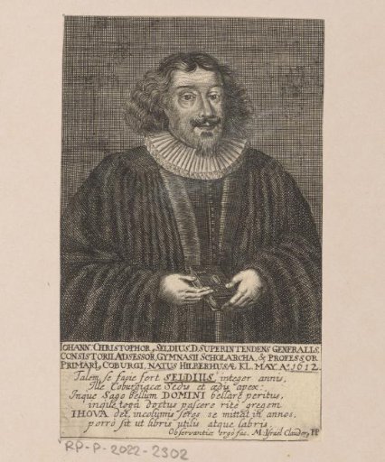 Portrait of Johann Christoph Seld