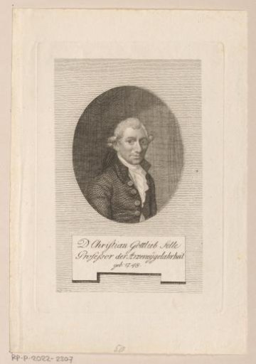 Portrait of Christian Gottlieb Selle