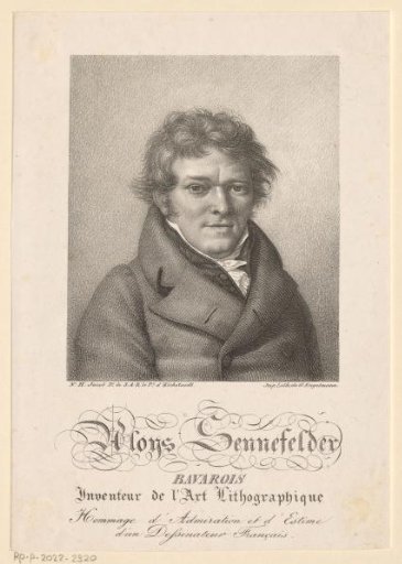 Portrait of Alois Senefelder