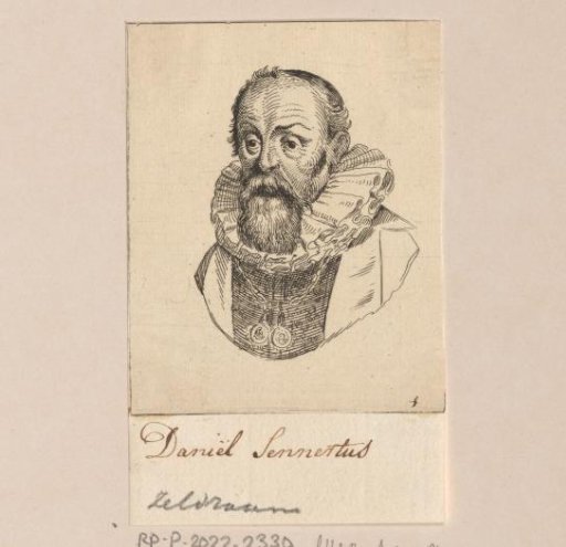 Portrait of Daniel Sennert