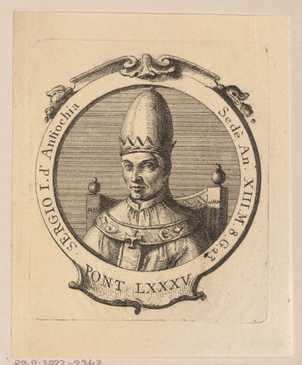 Portrait of Sergius I