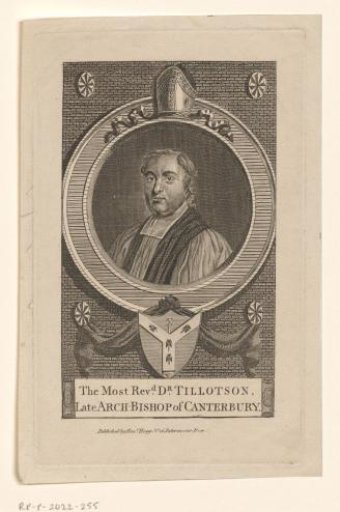 Portrait of John Tillotson, Archbishop of Canterbury