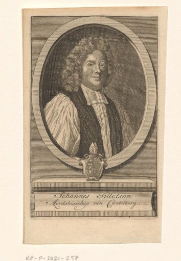 Portrait of John Tillotson, Archbishop of Canterbury