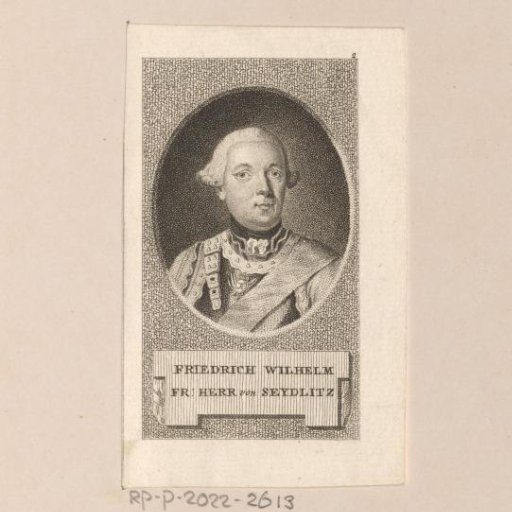 Portrait of Friedrich Wilhelm von Seydlitz