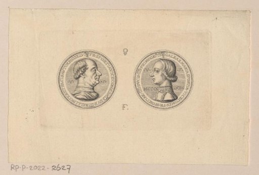 Medals with the portraits of Francesco I Sforza and Galeazzo Maria Sforza