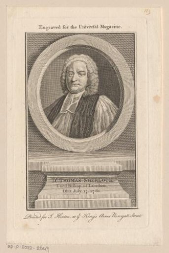 Portrait of Thomas Sherlock