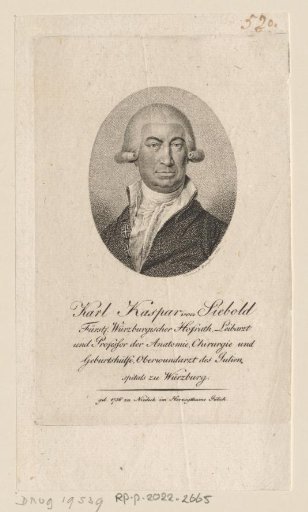 Portrait of Karl Kaspar von Siebold