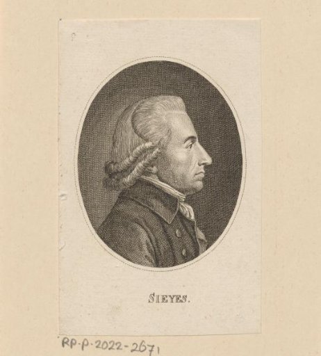Portrait of Emmanuel Joseph Sieyès