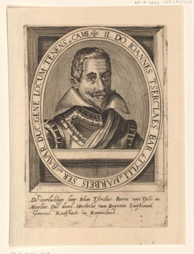 Portrait of Johan t'Serclaes, Count of Tilly