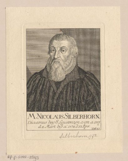 Portrait of Nicolaus Silberhorn