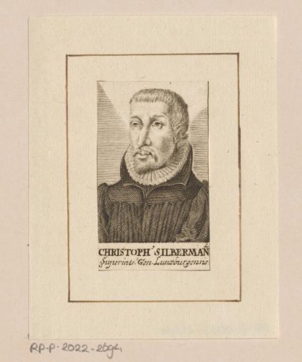 Portrait of Christoph Silbermann