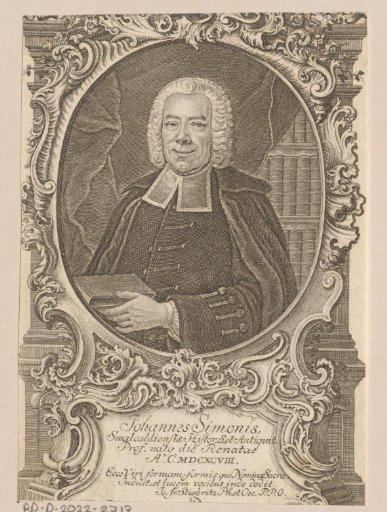 Portrait of Johann Simonis
