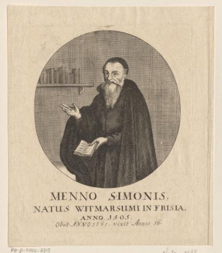 Portrait of Menno Simons