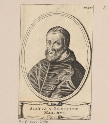 Portrait of Sixtus V