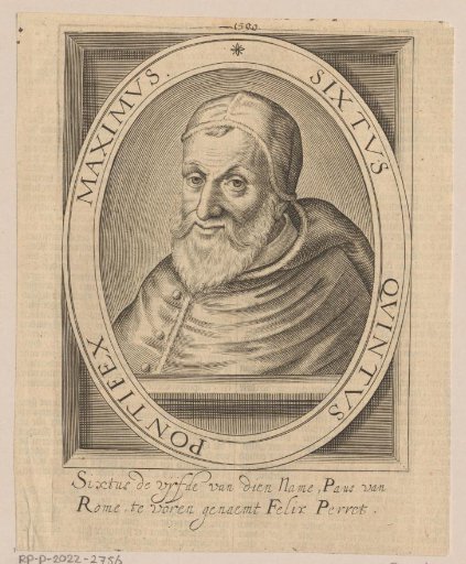 Portrait of Sixtus V