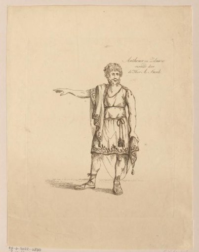 Portrait of Andreas Snoek as Antenor