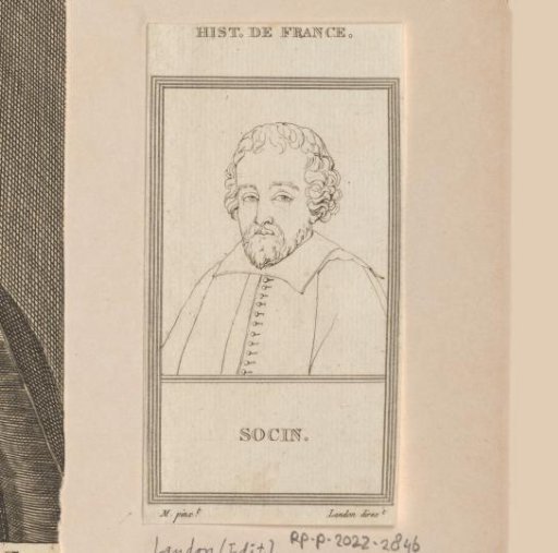 Portrait of Faustus Socinus