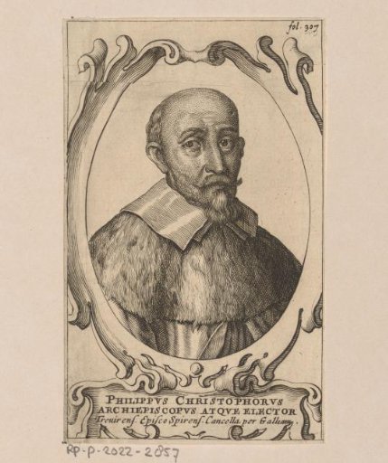 Portrait of Philipp Christoph von Sötern