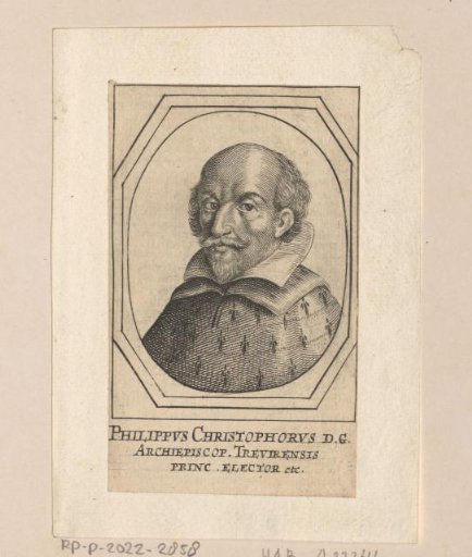 Portrait of Philipp Christoph von Sötern