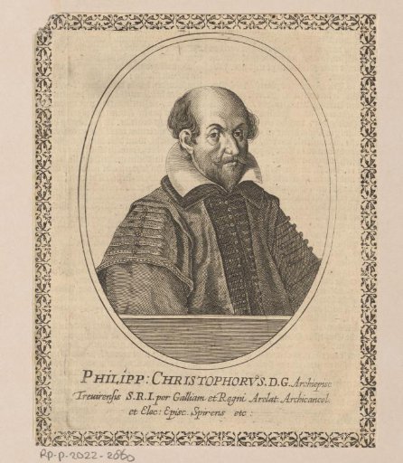 Portrait of Philipp Christoph von Sötern