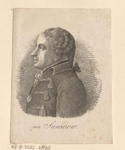 Portrait of Aleksandr Suvorov