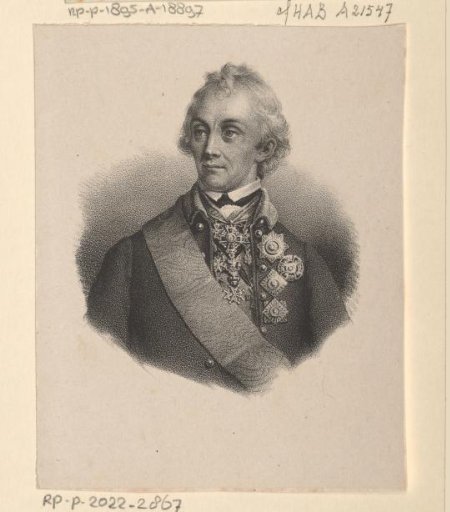 Portrait of Aleksandr Suvorov