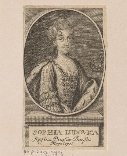 Portrait of Sophie Luise von Mecklenburg-Schwerin