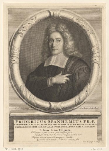 Portrait of Frederick Spanheim at the age of 62