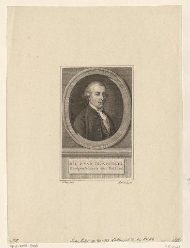 Portrait of Laurens Pieter van de Spiegel