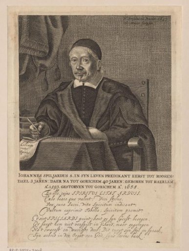 Portrait of Johannes Spiljardus