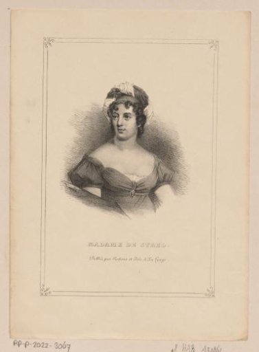Portrait of Anne-Louise Germaine Necker