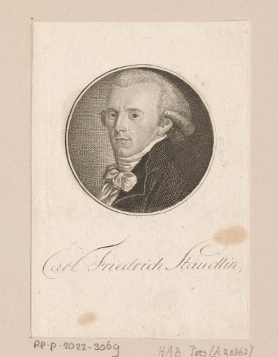 Portrait of Carl Friedrich Stäudlin