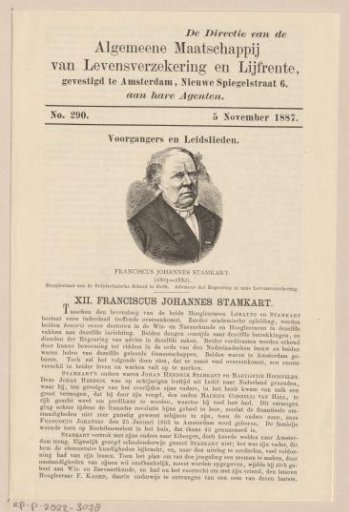 Portrait of Franciscus Johannes Stamkart