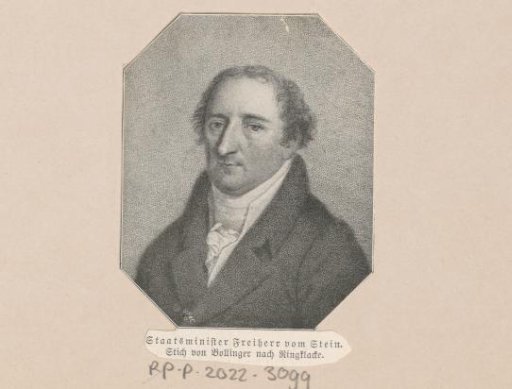 Portrait of Heinrich Friedrich Karl vom und zum Stein