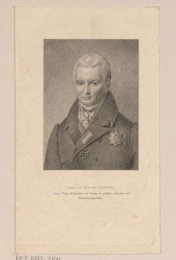 Portrait of Karl vom Stein zum Altenstein