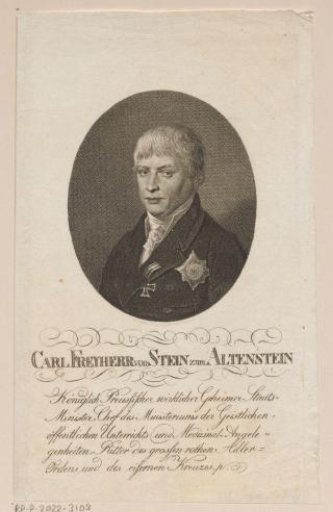 Portrait of Karl vom Stein zum Altenstein