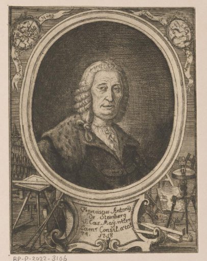 Portrait of Franz Anton von Steinberg at the age of 74