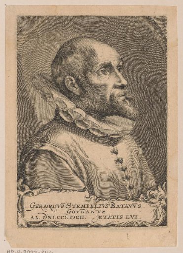 Portrait of Gerhard Stempel at the age of 56