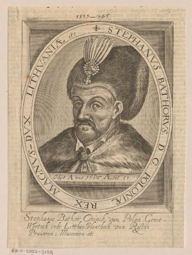 Portrait of Stefanus Báthory