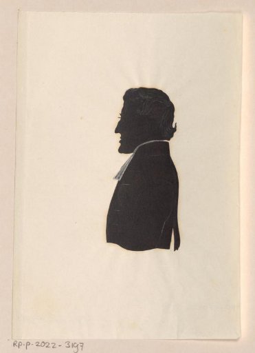 Silhouette portrait of Willem Storm