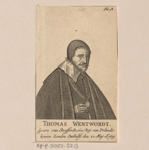 Portrait of Thomas Wentworth, First Earl of Strafford
