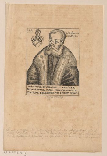 Portrait of Christoph von der Strassen