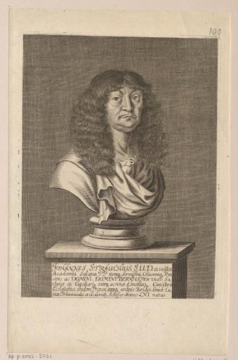Portrait of Johann Strauch at the age of 61
