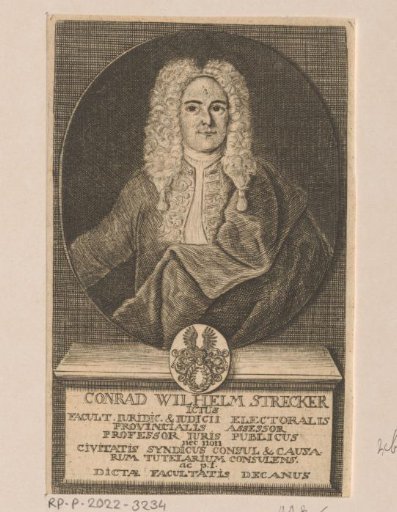 Portrait of Conrad Wilhelm Strecker